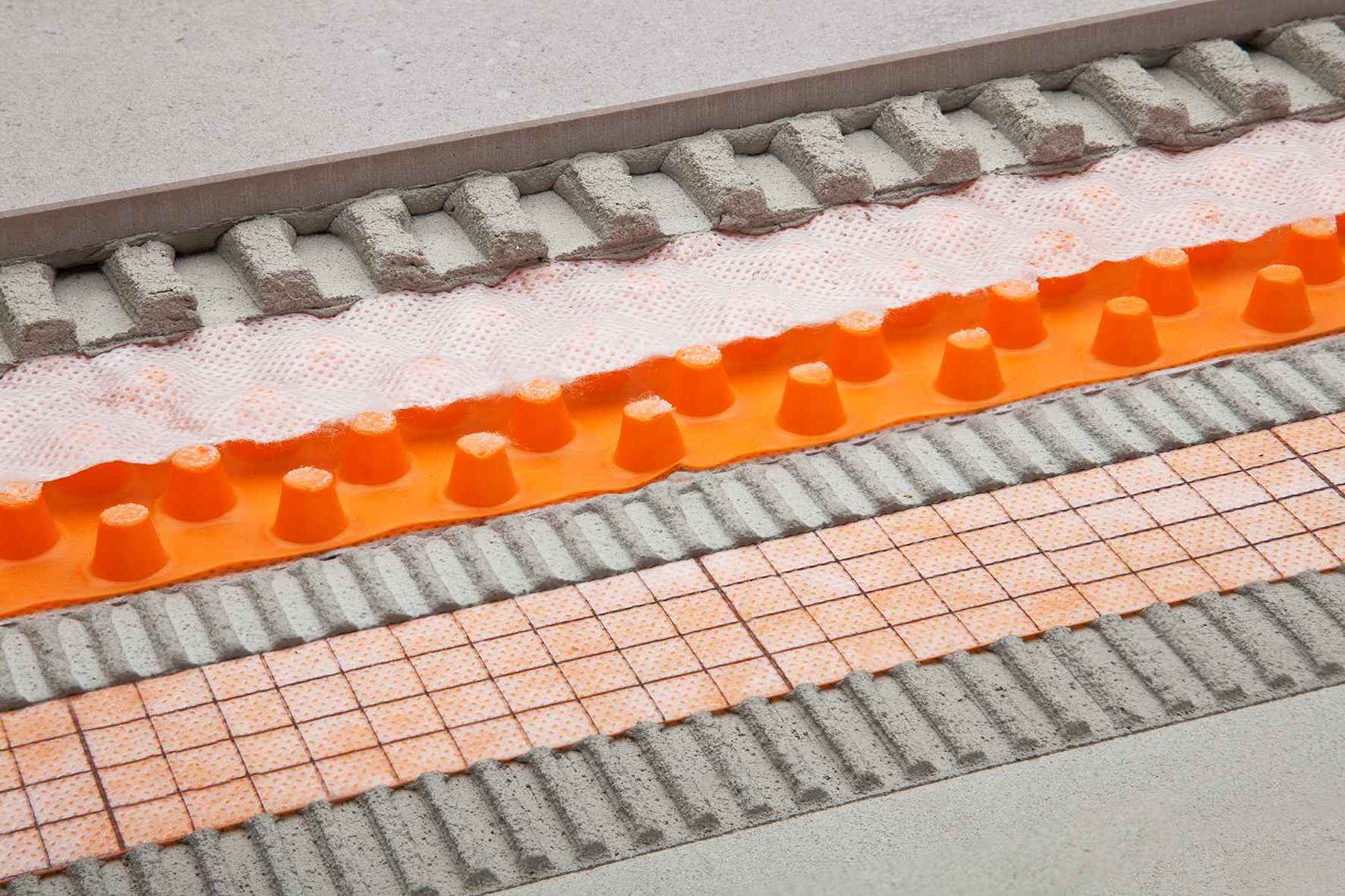 Schluter DITRA-DRAIN 8 гідроізоляційна дренажна мембрана - Зображення 2